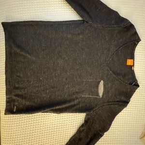 Hugo Boss Orange V- Neck sweater for sale !!